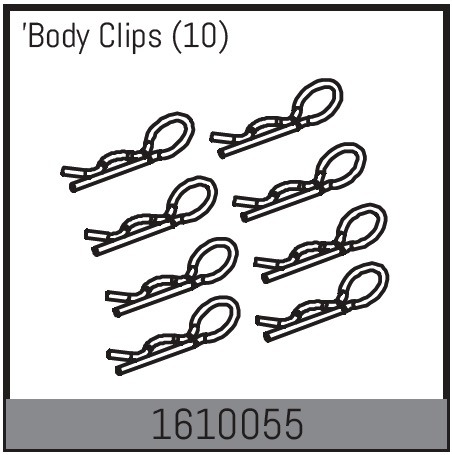 Absima Body Clips (10 Pcs.) 1610055
