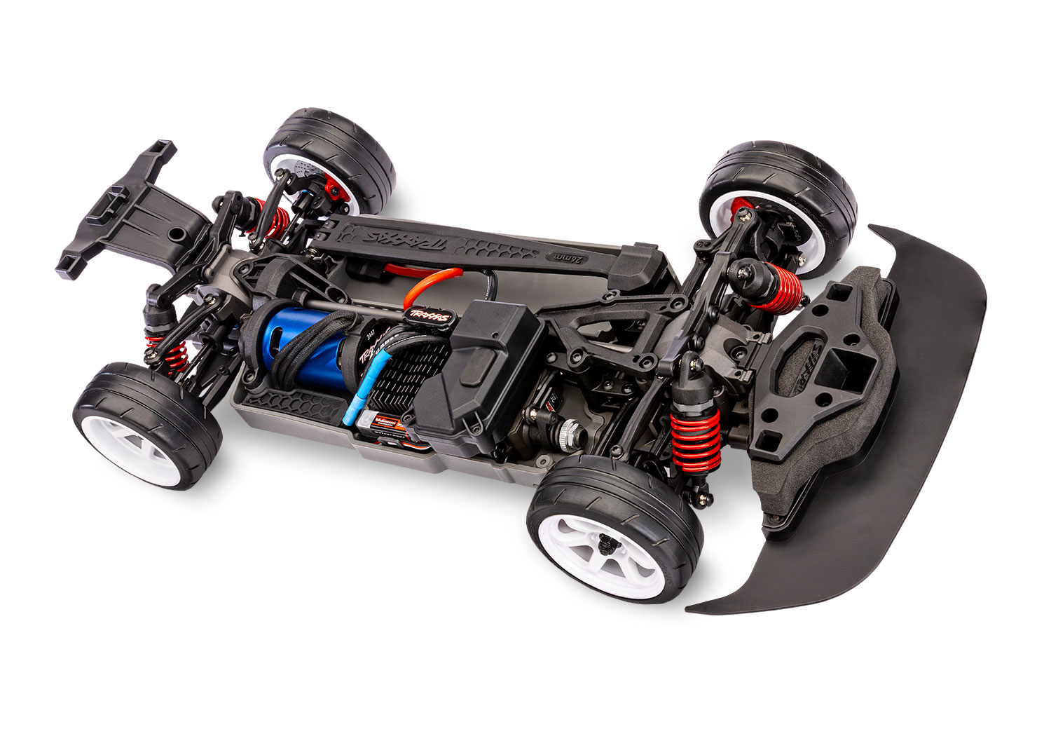 Traxxas 4-TEC Nissan 240SX blau 1/10 VX3 Brushless Tourenwagen ARTR 93424-4-BLUE - Abbildung 5