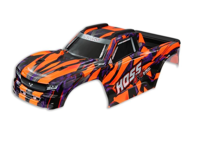 Traxxas Karo Hoss 4X4 VXL orange / inkl. Aufkleber & Karo-Clips v/h 9011A