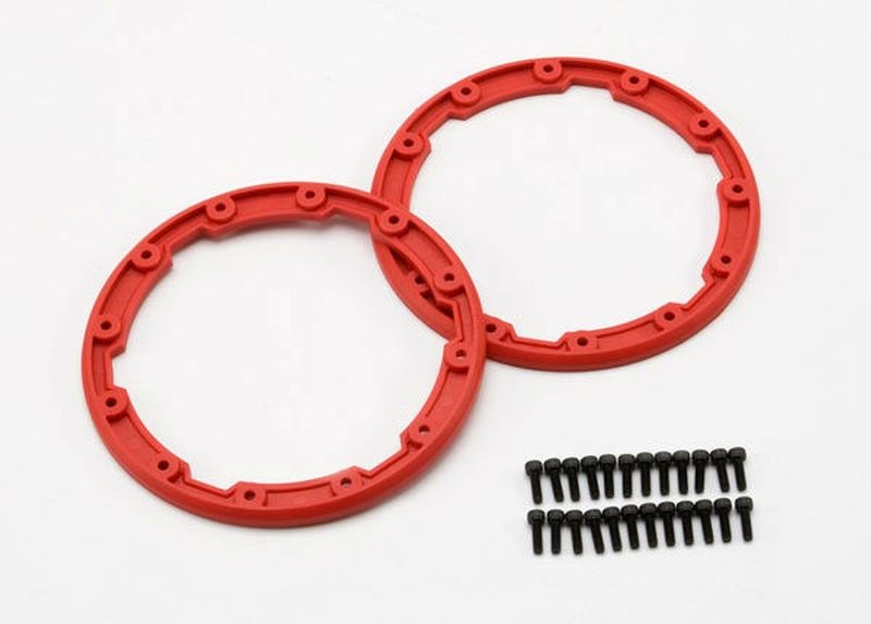 Traxxas Seitenschutzringe Felge rot 5667 - Abbildung 1