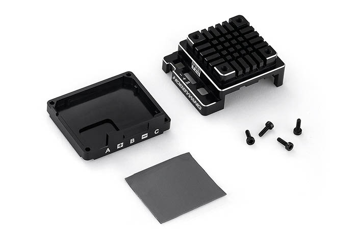 HW30800000 Ersatz Alugehäuse Set für X120A V3.1 Schwarz - Abbildung 1