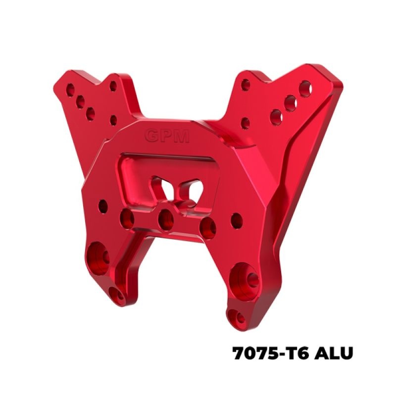 GPM Alu Dämpferbrücke vorn rot ARRMA 1/8 Kraton, Notorius 6S MKV6028R