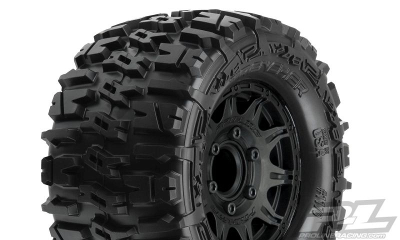 Pro-Line Trencher 2.8 All Terrain auf Raid 6x30 Felge schwar für Stamped, Rustler + Jato v/h 1170-10