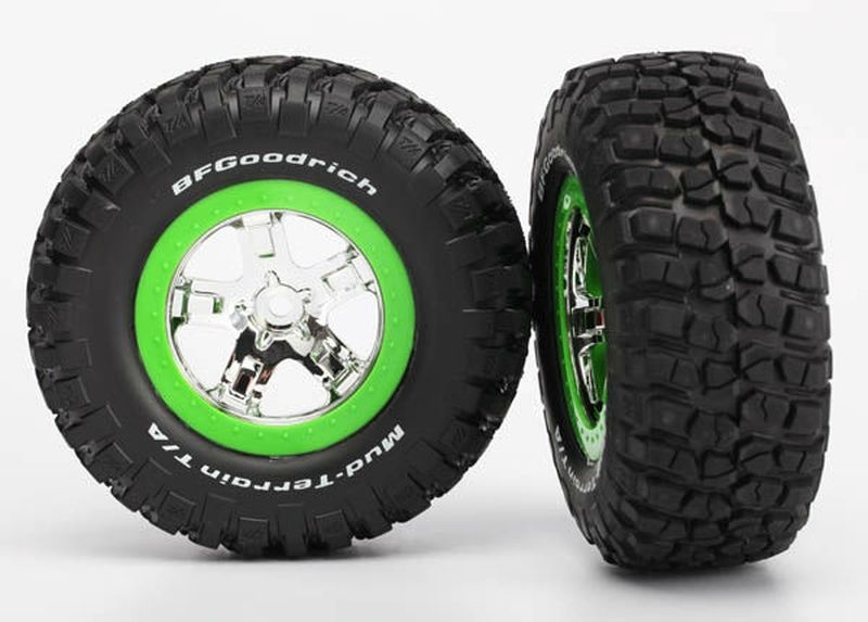 Traxxas Reifen+Felge montiert (2) 5865