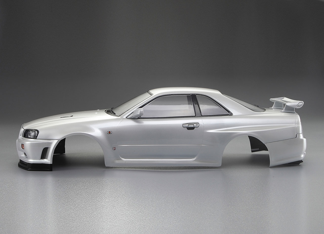 KB48644 Nissan Skyline R34 Karosserie Perl Weiß 195mm RTU
