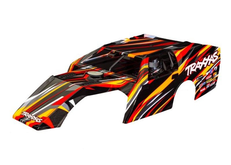 Traxxas Karosserie Slash Modified komplett orange  10411-ORNG