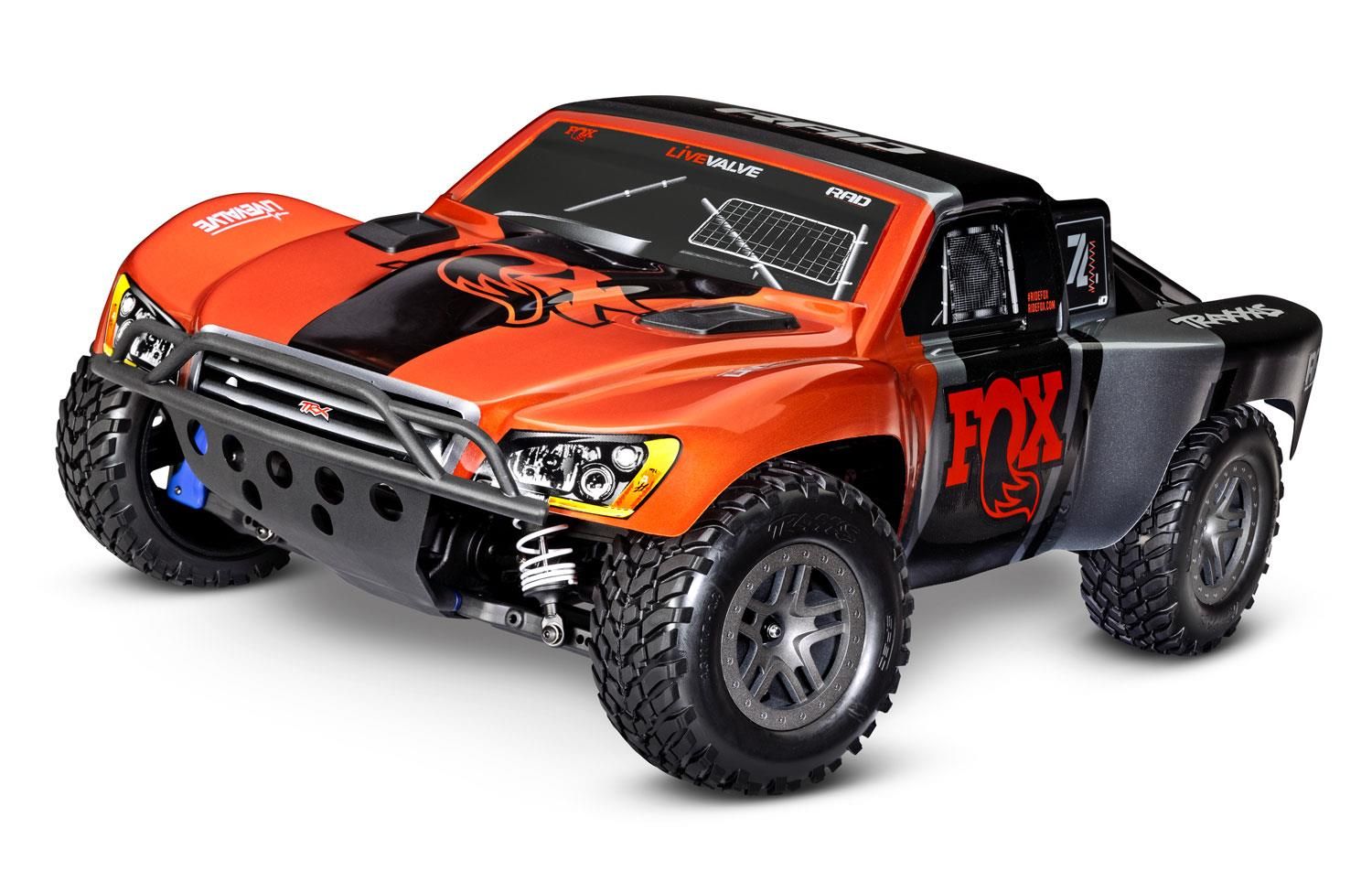 Traxxas Slash 4X4 BL-2s Brushless FOX 1/10 Short Course Truck 68154-4