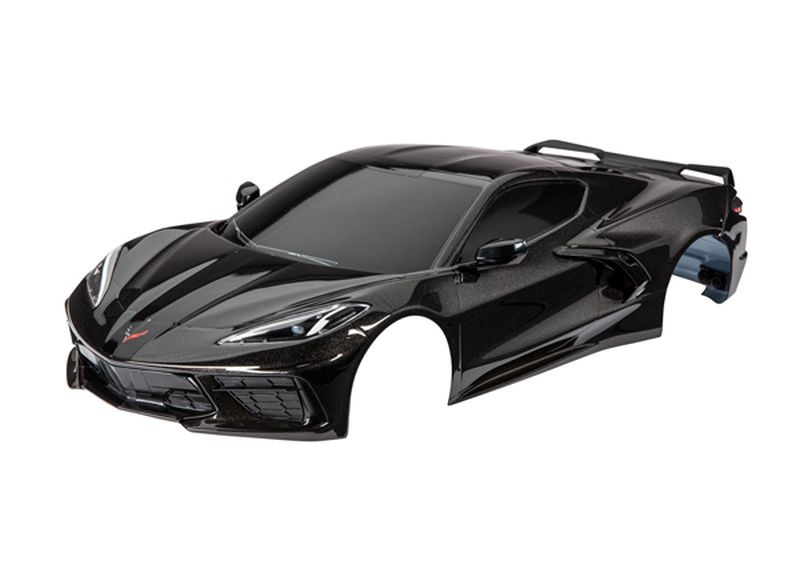 Traxxas Karo Chevy Corvette Stingray schwarz lackiert inkl Aufkleber 9311A