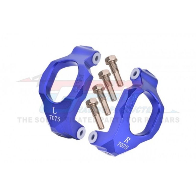 GPM Aluminium C-Hubs vorn blau TRX Maxx, Maxx Slash TXMS019NB