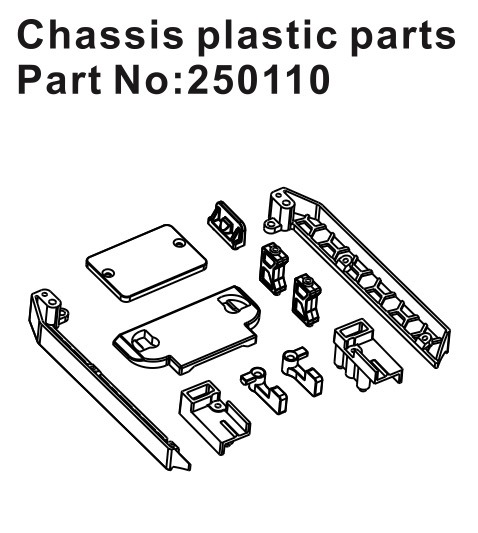 Hobby Plus Chassis Plastic Part Set 250110