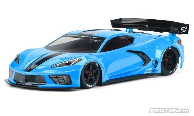 PROTOform Chevrolet Corvette C8 Karo klar für ARRMA Felony & Infraction 1577-00