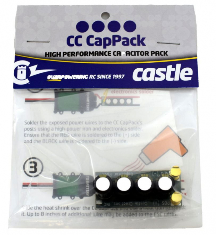 Castle Capacitor Pack 8S Max 35V 2240UF 011-0148-00