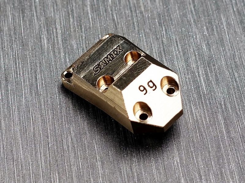 SAMIX SCX24 brass diff. cover (gold color) für SCX-24 SCX24-4075G