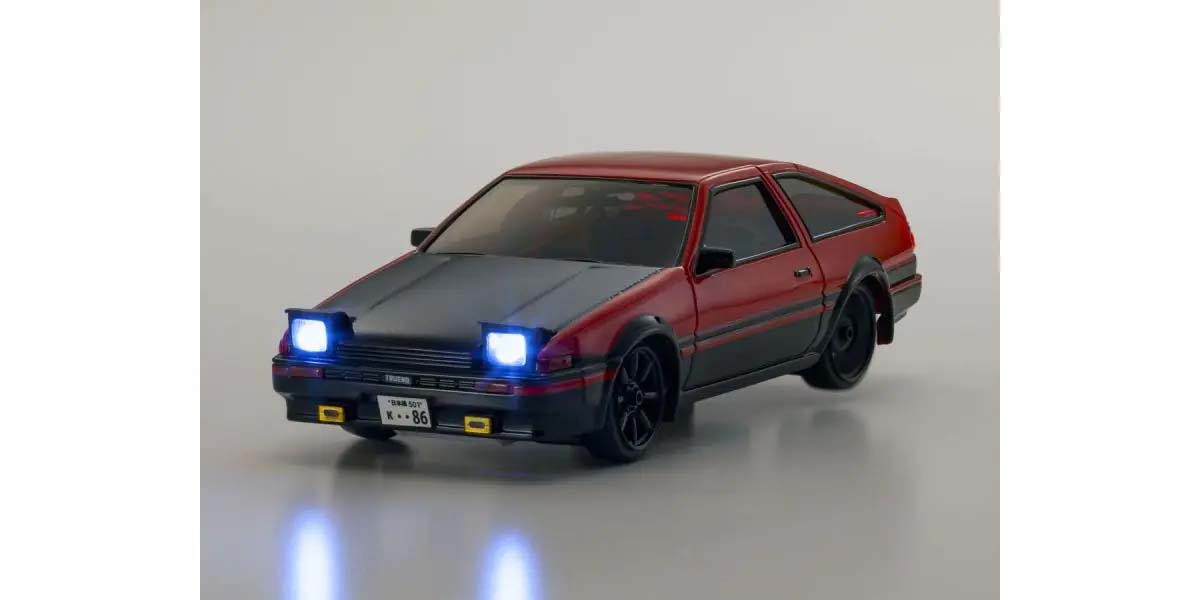 Kyosho First Mini-Z 1:28 Toyota Sprinter Trueno AE86 RD/BK 66613A - Abbildung 5