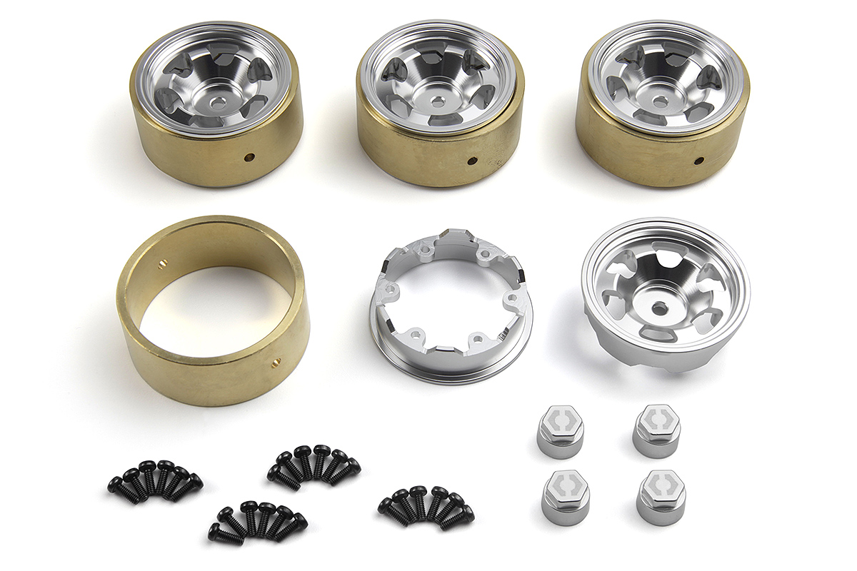 HPI CL-6 Aluminum Felge 1.2in (Silver/4pcs) 161246