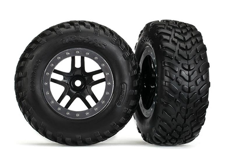 Traxxas Reifen+Felge montiert 2.2/3.0 SCT Split-Spoke 5890 - Abbildung 1