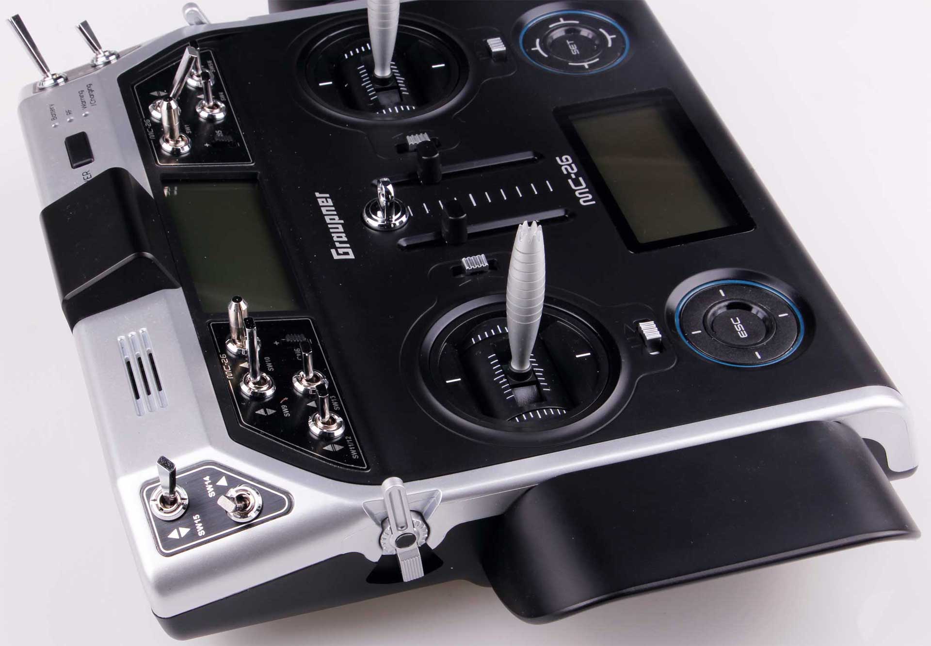 GRAUPNER MC-26 HOTT Einzelsender 2,4Ghz Fernsteuerung S1036.77
