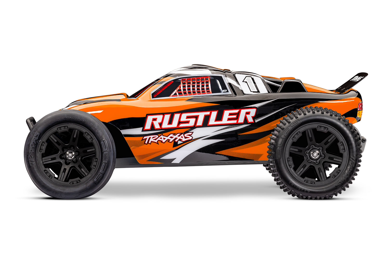 Traxxas Rustler 1/10 2WD Stadium-Truck OrangeX RTR HD/Clipless mit Akku & USB-Lader 37254-8 - Abbildung 3