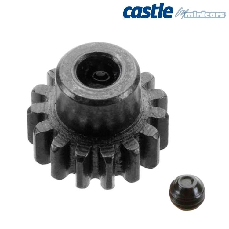 Castle Ritzel Stahl 15 Zähne Modul 1 - 5mm 010-0065-09