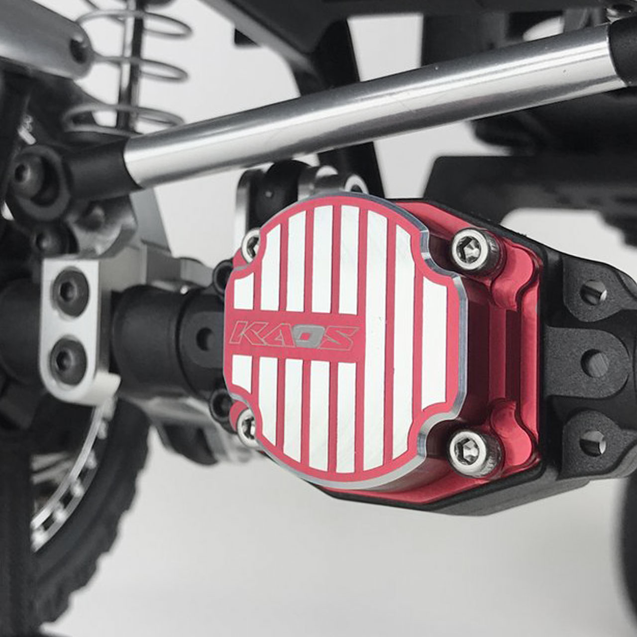 CEN-Racing Differential Cover (CNC, red anodized) 1pcs CKD0350