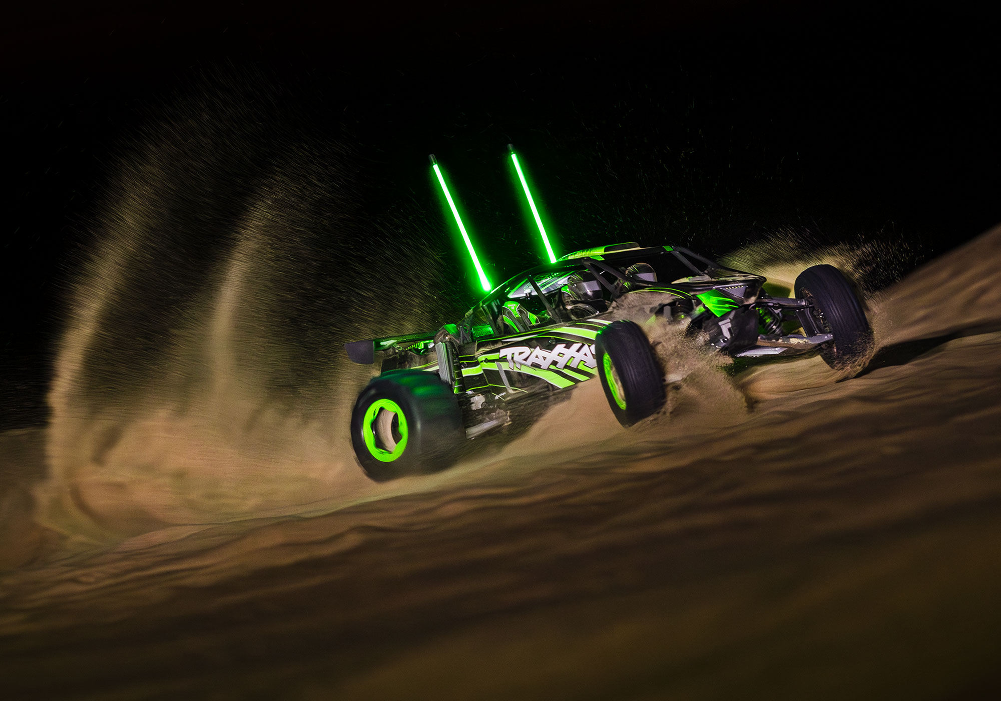 Traxxas FUNCO RWD 8S VXL 1/6 Sand Car Grün RTR Brushless o. Akku & Lader 109076-4 - Abbildung 14