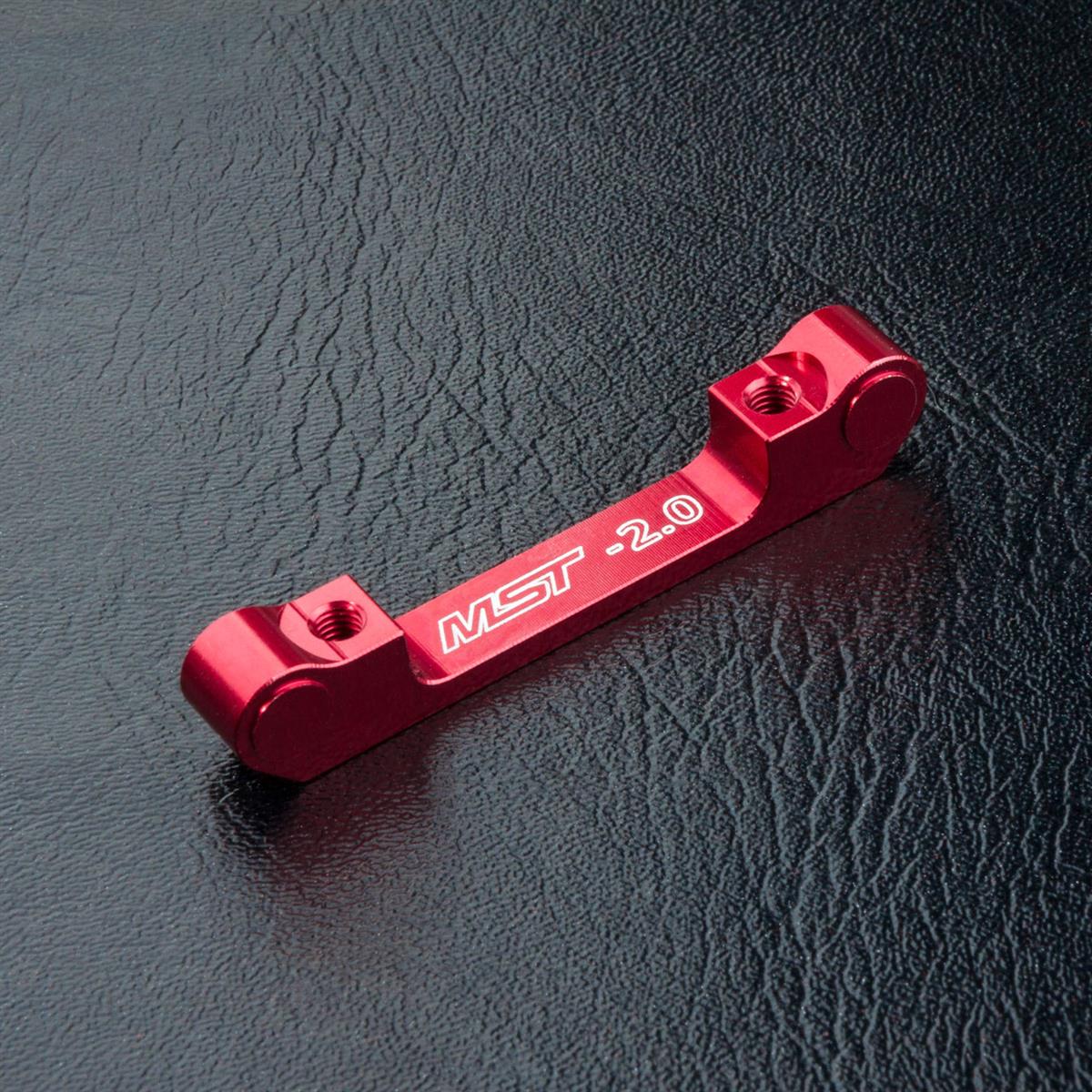 820129R Alum. suspension mount (-2.0) (red)