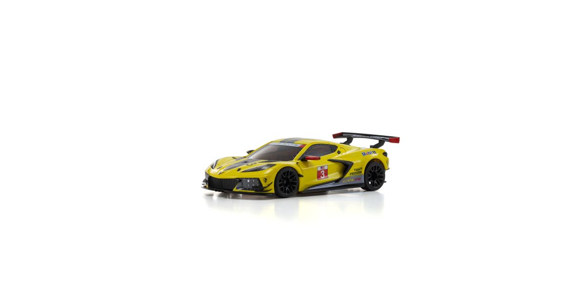 Kyosho Autoscale Mini-Z Chevrolet Corvette C8-R Racing Yellow (W-MM) MZP244Y