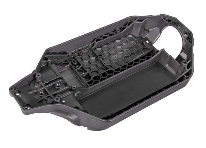 Traxxas Chassis charocoal grau Rustler 4x4 6723X