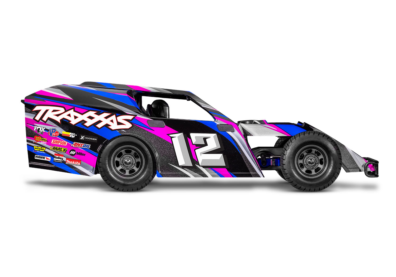 Traxxas Slash Mudboss BL-2S pink 1/10 Dirt Oval Racer RTR Brushless 104354-74 - Abbildung 3