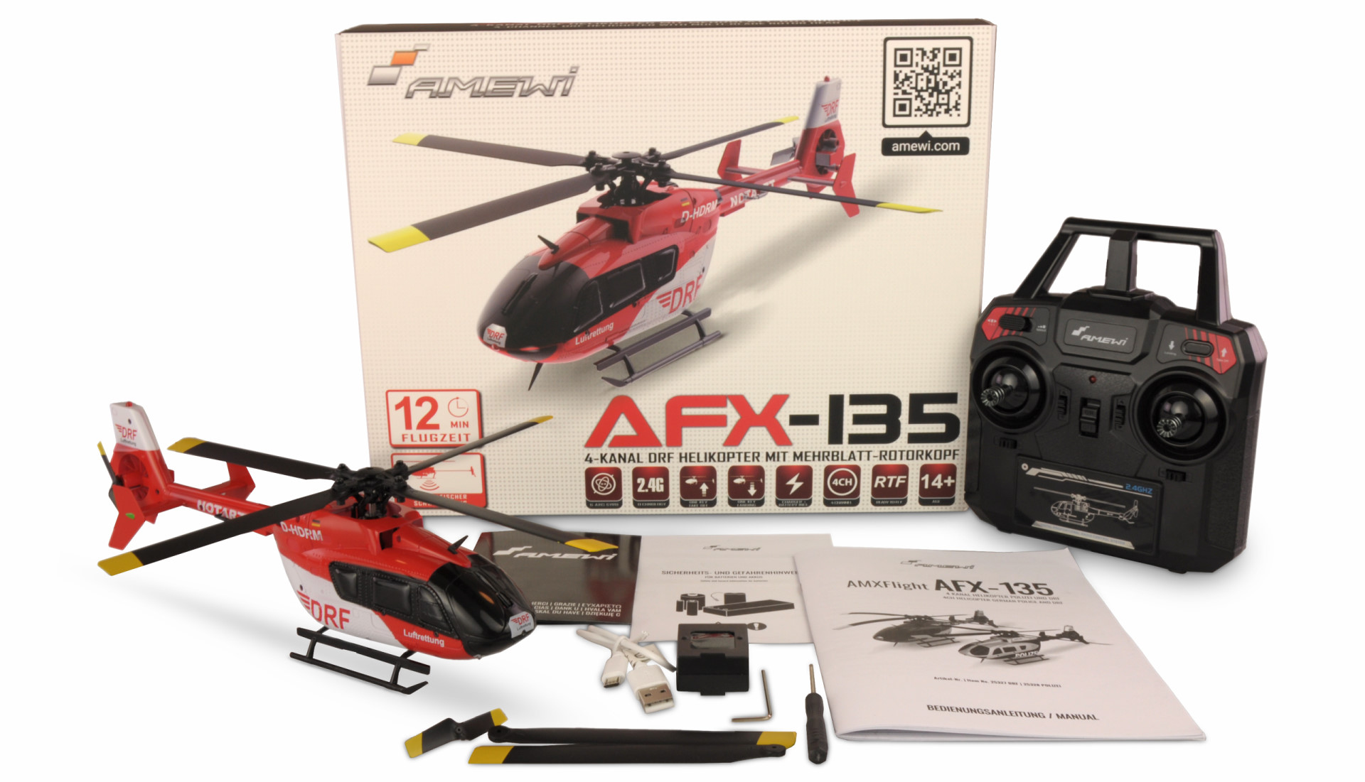Amewi AFX-135 DRF 4-Kanal Helikopter 6G RTF 25327 - Abbildung 7
