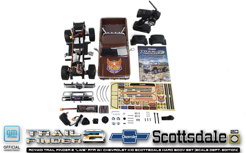 RC4WD Trail Finder 2 LWB RTR mit Chevrolet K10 Scottsdale HardBody RC4WD (Scale Dept. Edition) - Abbildung 6