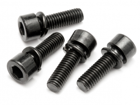 HPI Sechskantschraube M5x16mm mit Federscheibe (4ST) 15447