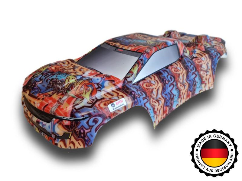 KMM Karo unbreakable +Dekor Graffiti-Designprint für TRX XRT