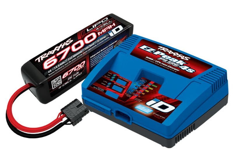 Traxxas Completer Pack mit #2981G Lader & #2890X 4S Akku 6700mAh 2998G - Abbildung 1