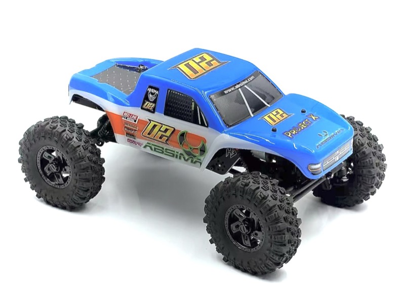 Hobby Plus RC Technology Co., Ltd. 1:18 BL Crawler "CR18P PRO GOAT" 2-Gear/Furitek blau RTR 1810360 (18050)