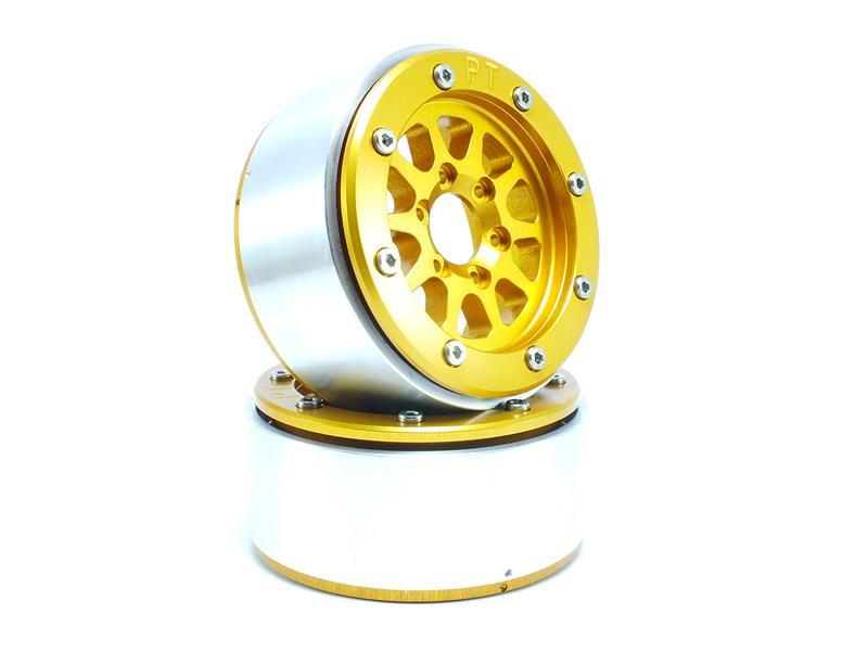 Metsafil Beadlock Wheels GEAR gold/gold 1.9 (2 St.) ohne Radnabe MT5030GOGO
