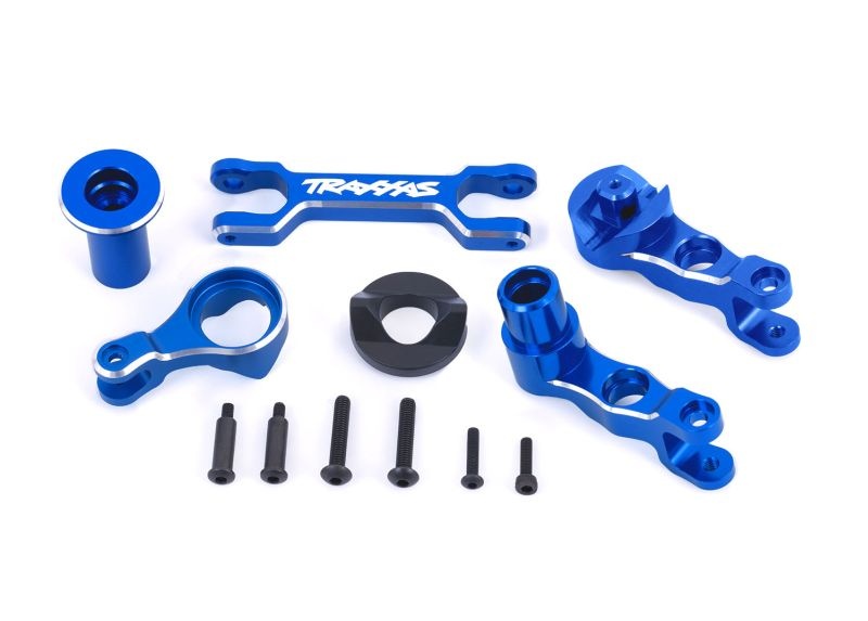 Traxxas Servosaver-Umlenkung Alu blau X-Maxx 7746-BLUE