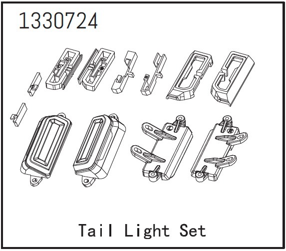 Absima Rückleuchten Set - BronX 1330724