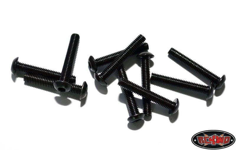 RC4WD Steel Button Head Cap Screws M3 x 18mm (10) Z-S0657