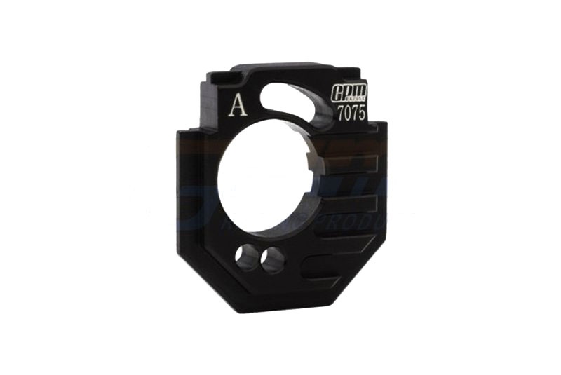 GPM Einstellbare Motorhalterung Alu 7075-T6 hinten schwarz für ARRMA 1/18 Granite 4WD MGG018BK