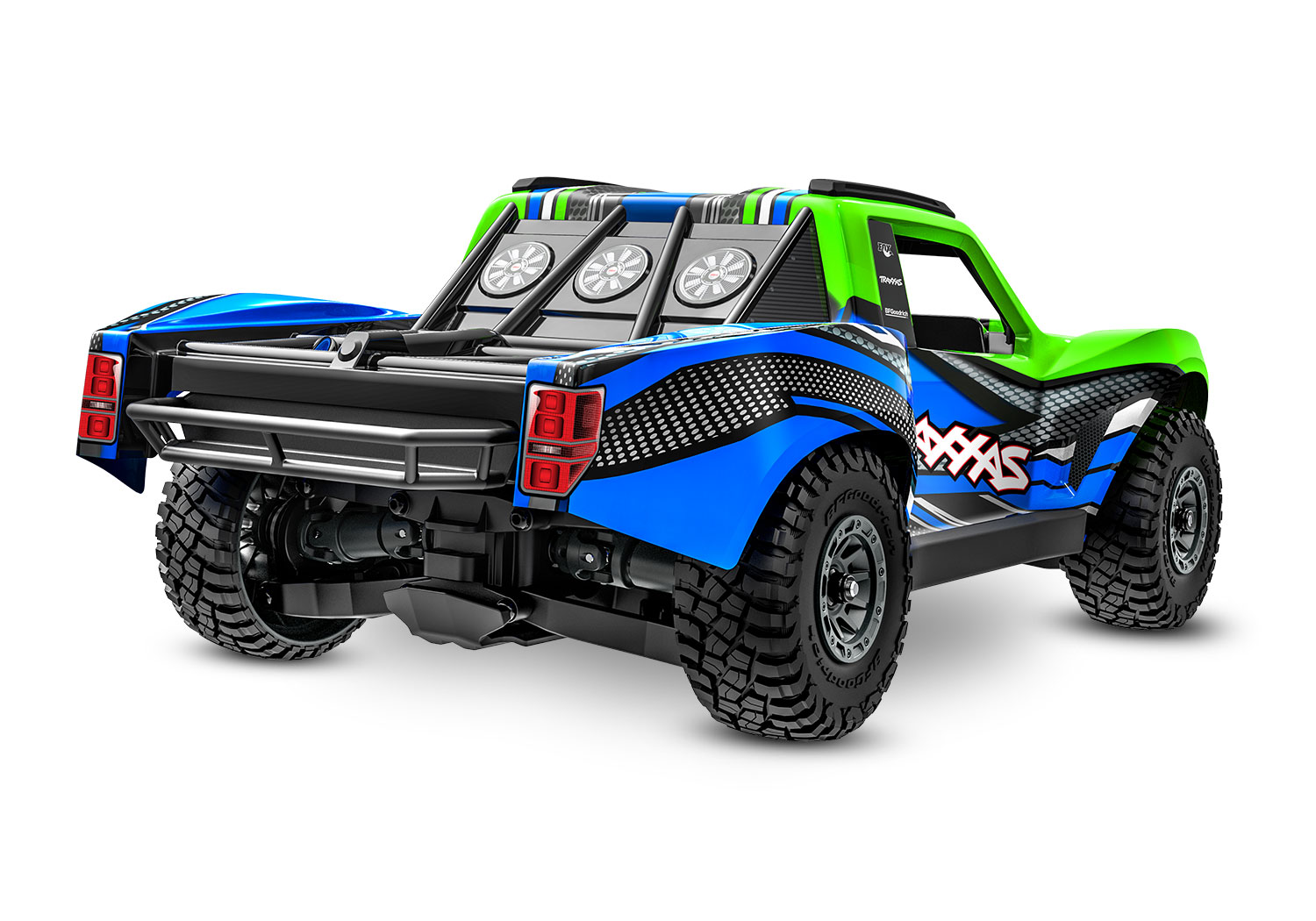 Traxxas MINI-Slash BL-2S 4x4 grün 1/16 Short Course RTR Brushless mit 2S Lipo/Lader 10164-1 - Abbildung 4