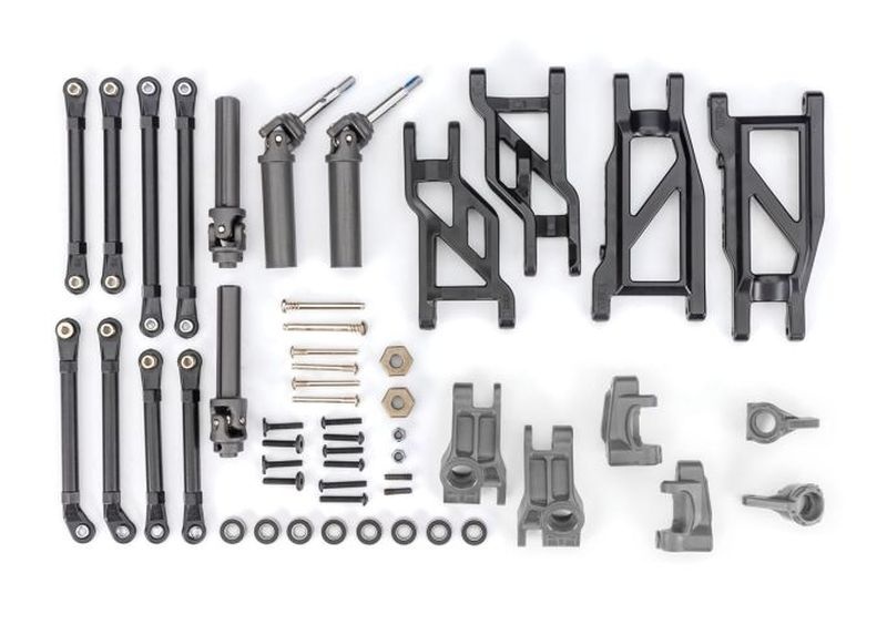 Traxxas Antriebswellen & Aufhängungs-Set HD grau 2WD Rustler, Stampede 9180-GRAY