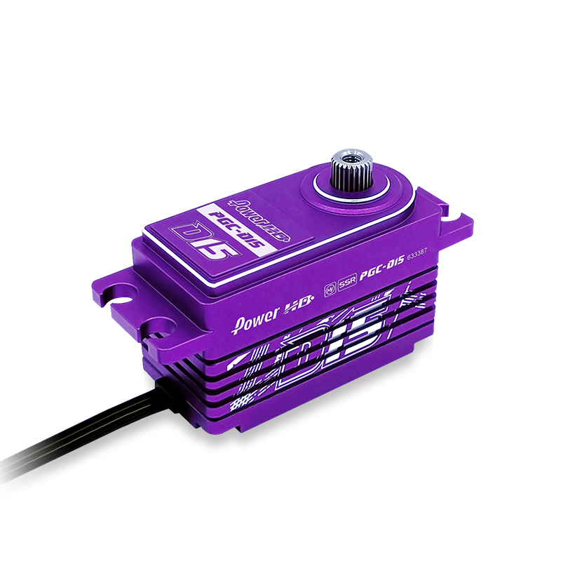 Power HD D15 Purple  Low Profile Servo Alu Case  (18.0Kg/0.085S) HD-D15P