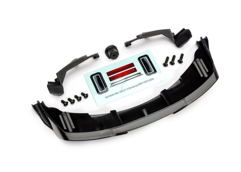 Traxxas Diffuser hinter & Karo-Support 4-Tec Drift 10513