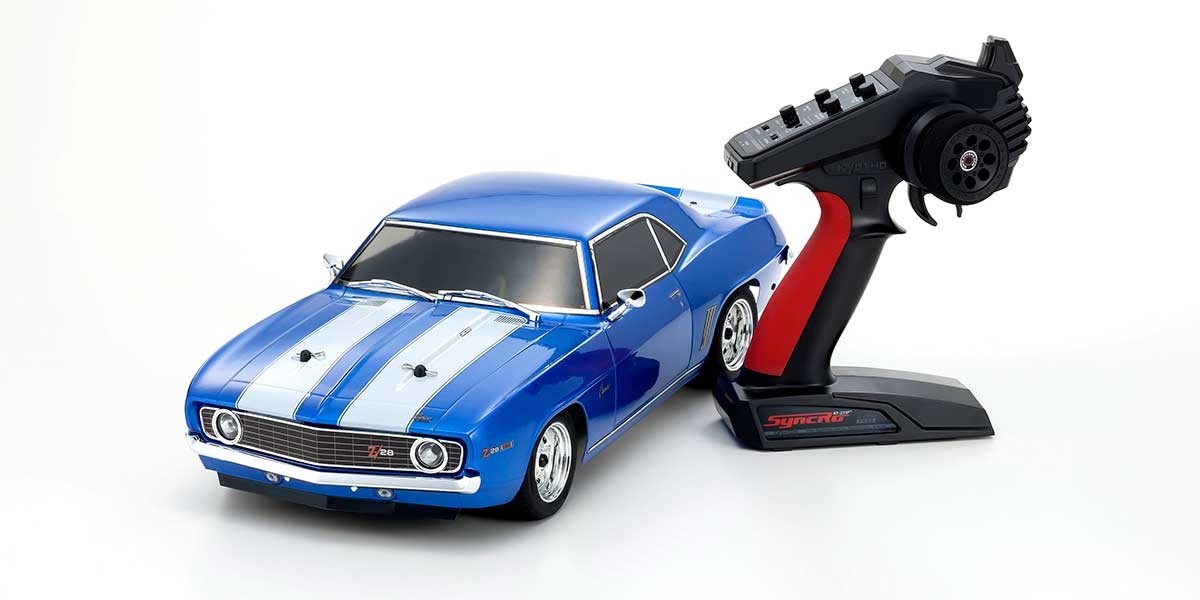 Kyosho FAZER MK2 Chevy Camaro Z28 1969 1:10 Le Mans Blue ReadySet 34418T1C - Abbildung 5