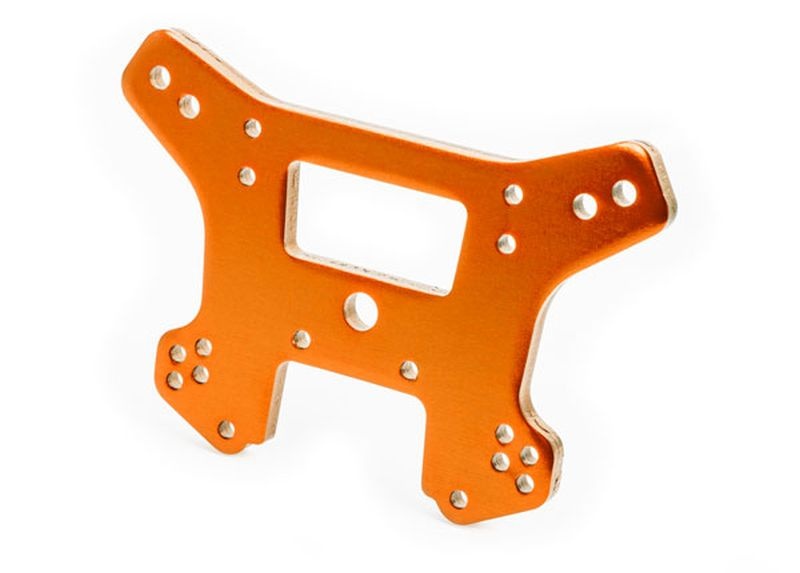 Traxxas Dämpferbrücke vorn 6061-T6 Alu orange eloxiert 9539T