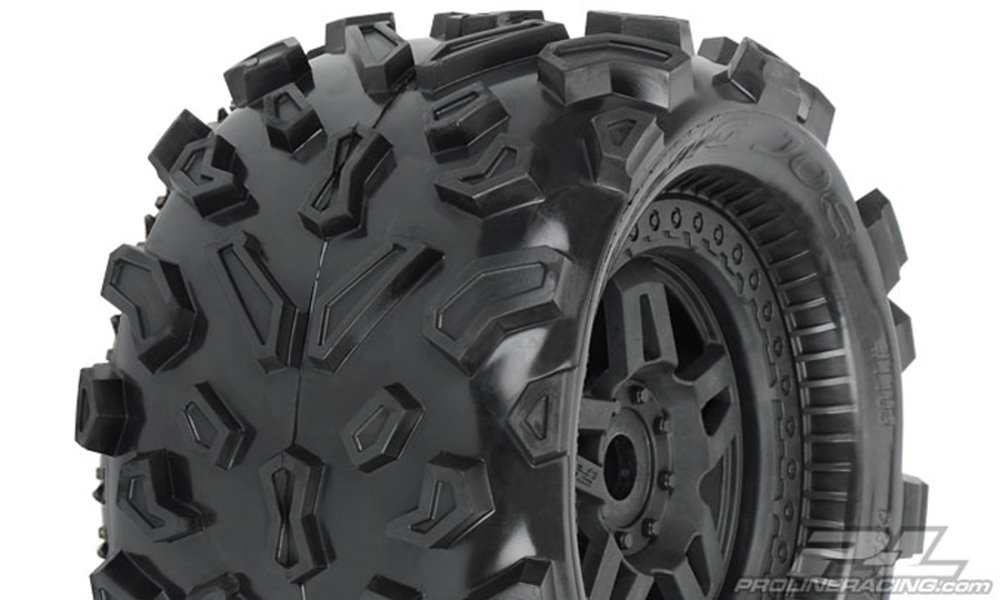 ProLine Big Joe 3.8 (40 Series) All Terrain Tires Mounted on Tech 1103-13