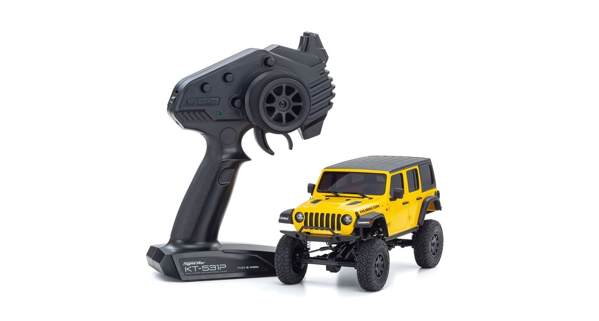 Kyosho Mini-Z 4X4 MX-01 Jeep Wrangler Rubicon Hellayella (KT531P) 32521Y - Abbildung 1