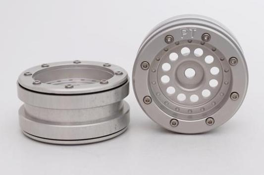 Metsafil Beadlock Wheels PT-Bullet Silber/Silber 1.9 (2 St.)  MT0020SS