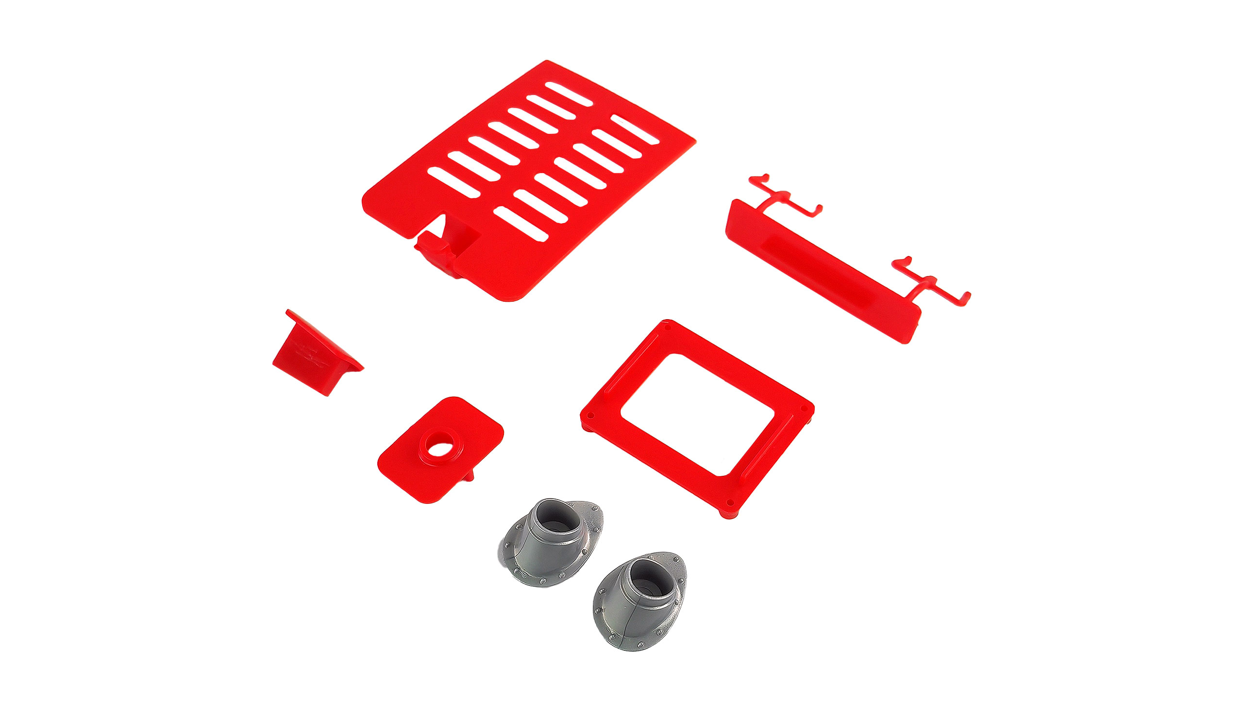 Amewi Kunststoffteile Rumpf Set Beech D17S rot 24143-11